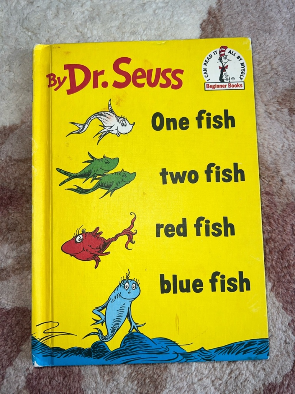 Dr. Seuss One Fish Two Fish Red Fish Blue Fish - Yellow Cover